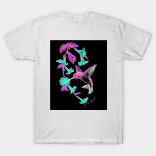 Neon Hummingbird - Fantasy T-Shirt